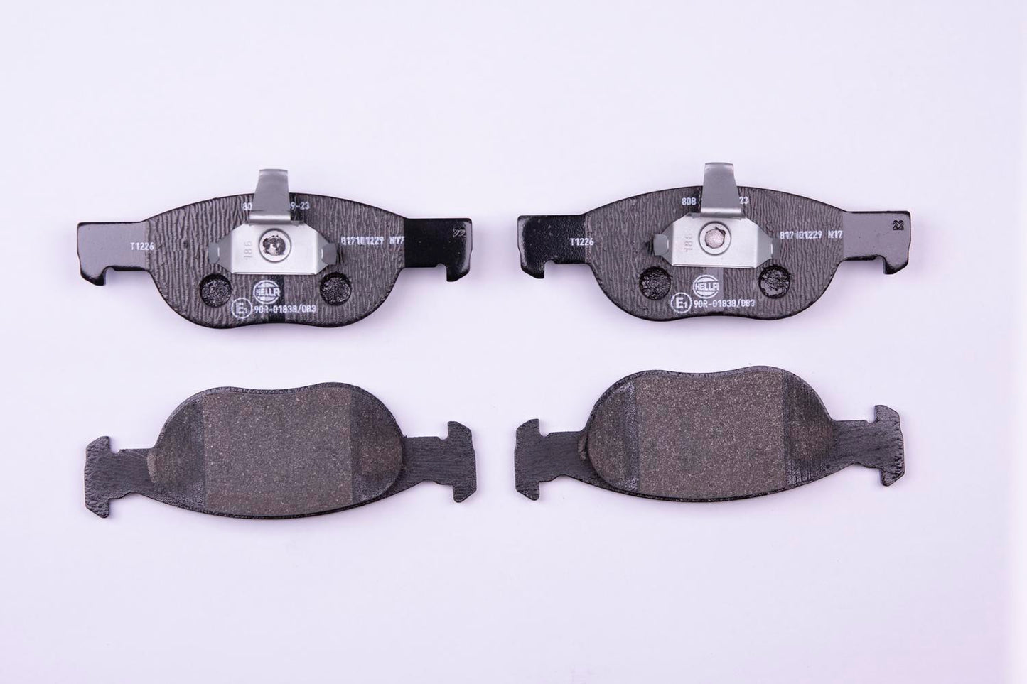 HELLA Brake pad set - T1226 - for e.g. FIAT 8DB355009-231