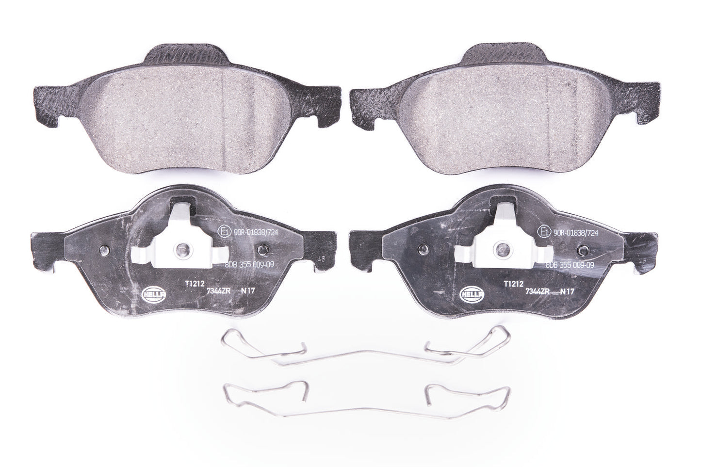 HELLA Brake pad set - T1212 - for e.g. RENAULT 8DB355009-091