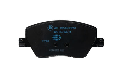 HELLA Brake pad set - T2560 - for e.g. DODGE / FIAT 8DB355025-111