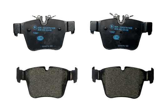 HELLA Brake pad set - T2567 - for e.g. MERCEDES-BENZ 8DB355024-991