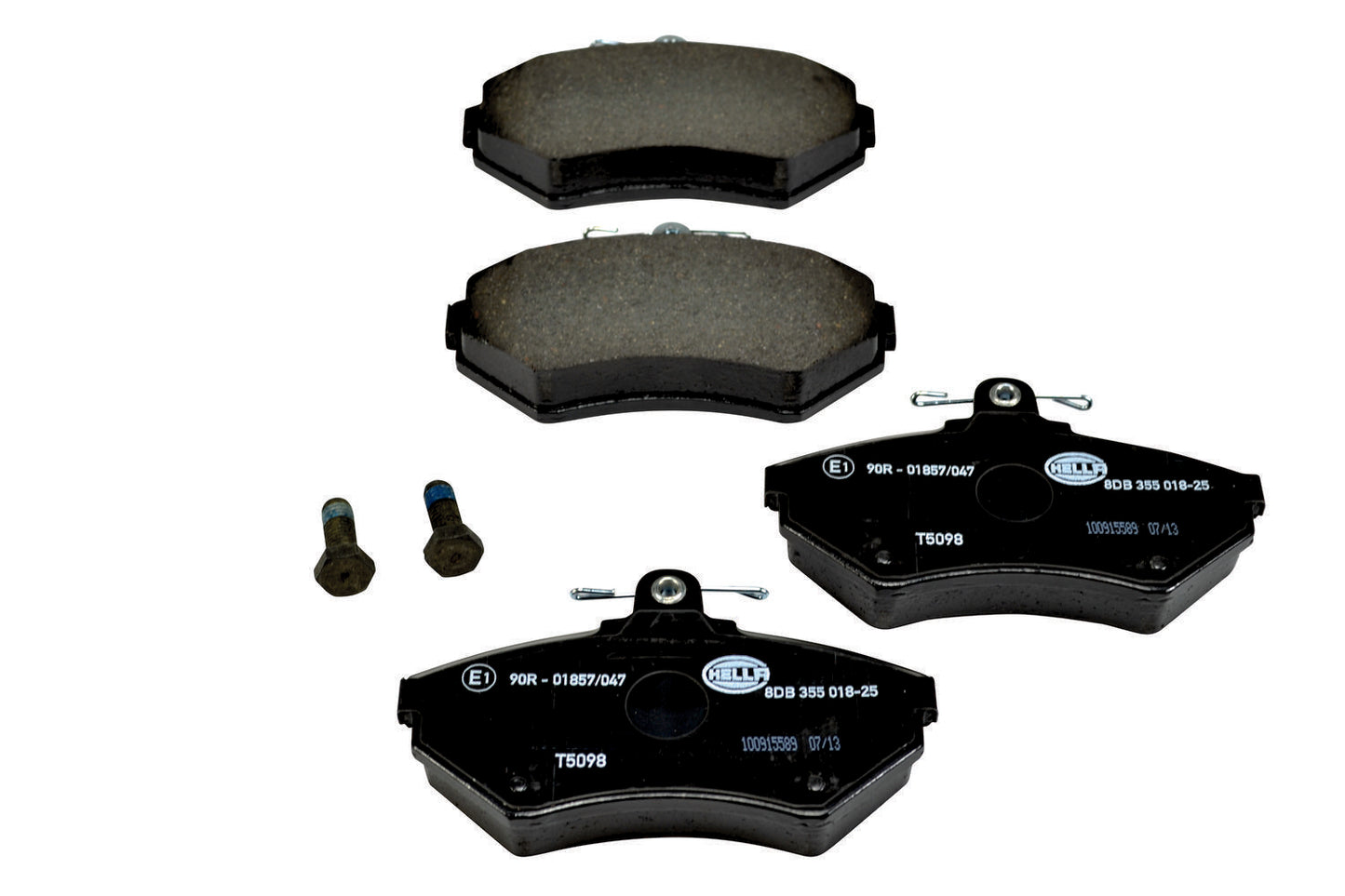 HELLA Brake pad set - T5098 - for e.g. AUDI / VOLKSWAGEN 8DB355018-251