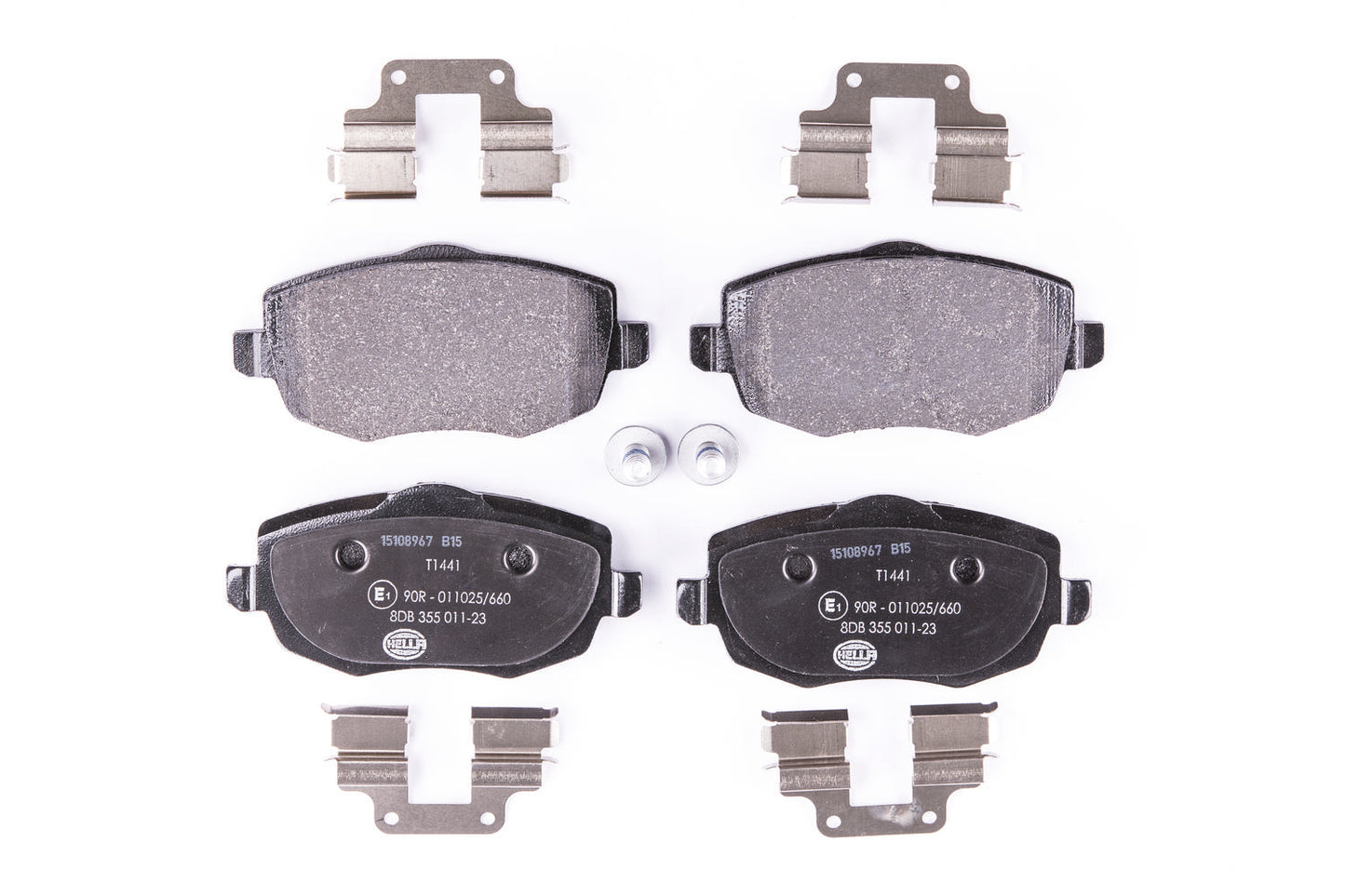HELLA Brake pad set - T1441 - for e.g. LANCIA 8DB355011-231