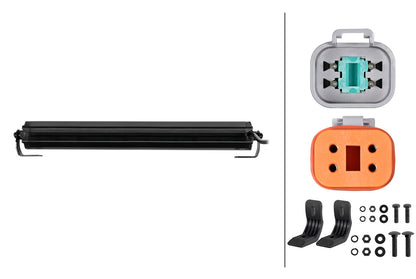 HELLA VALUEFIT LED-Lightbar - LBE 2 490 - 12/24V - white/yellow (amber) - 4600lm 1FE357666-021