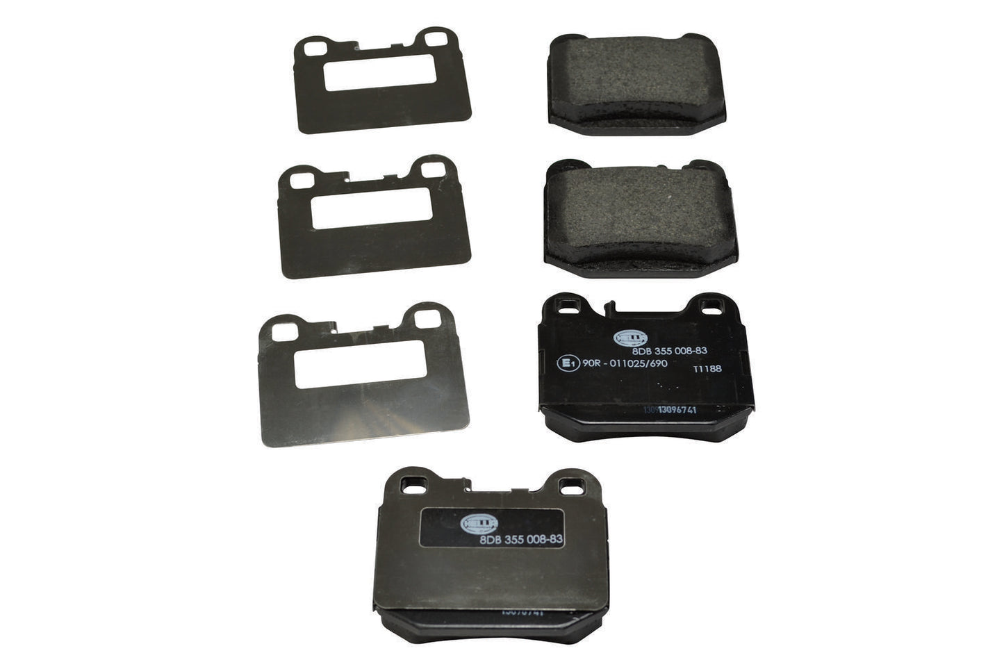 HELLA Brake pad set - T1188 - for e.g. MASERATI / MERCEDES-BENZ 8DB355008-831