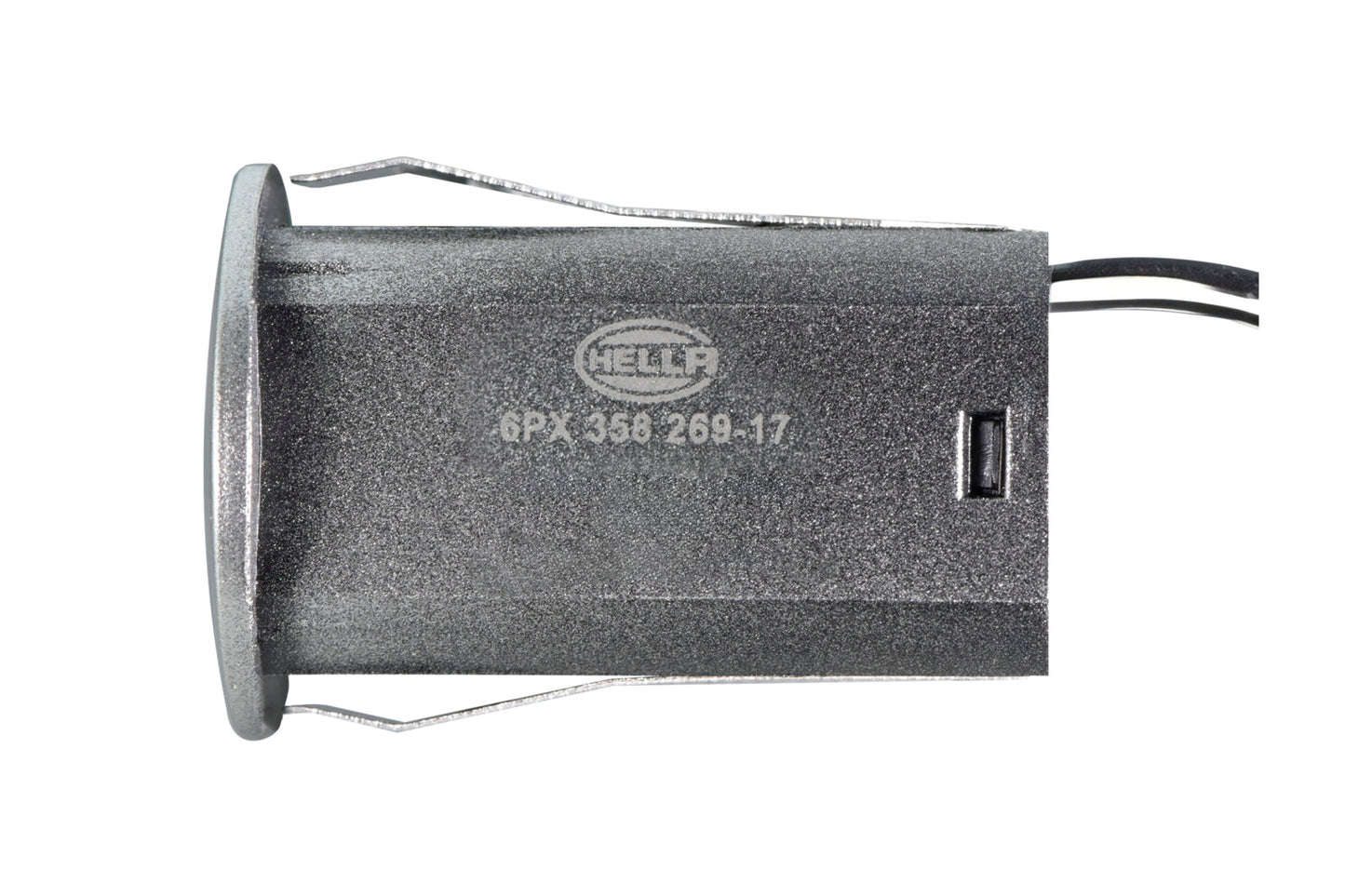 HELLA Sensor, park distance control - straight - 2-pin connector - Plugged - Cable: 16 6PX358269-171