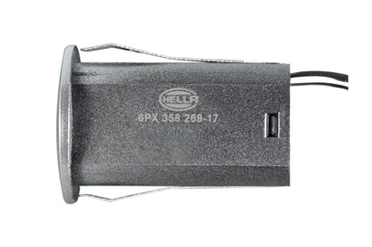 HELLA Sensor, park distance control - straight - 2-pin connector - Plugged - Cable: 16 6PX358269-171