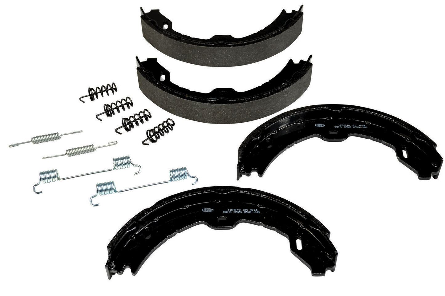 HELLA Brake Shoe Set, parking brake - H9510 - for e.g. MAYBACH / MERCEDES-BENZ 8DA355050-481