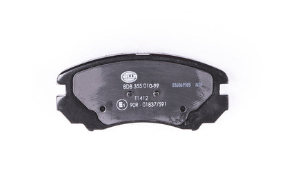 HELLA Brake pad set - T1412 - for e.g. HYUNDAI / KIA 8DB355010-991