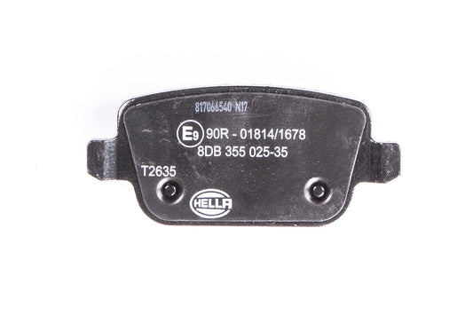 HELLA Brake pad set - T2635 - for e.g. LAND ROVER / PROTON 8DB355025-351