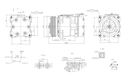 Hella Aircon Compressor 8FK366200-281