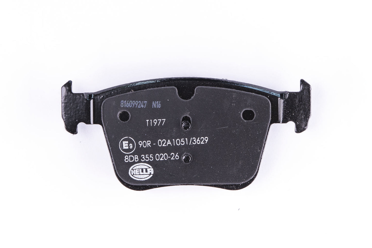 HELLA Brake pad set - T1977 - for e.g. AUDI / CUPRA / SEAT / SKODA / VOLKSWAGEN 8DB355020-261