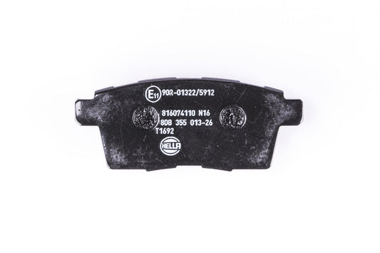 HELLA Brake pad set - T1692 - for e.g. FORD / LINCOLN / MAZDA 8DB355013-261