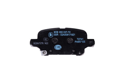 HELLA Brake pad set - T2741 - for e.g. CHEVROLET / HOLDEN / OPEL / VAUXHALL 8DB355037-721