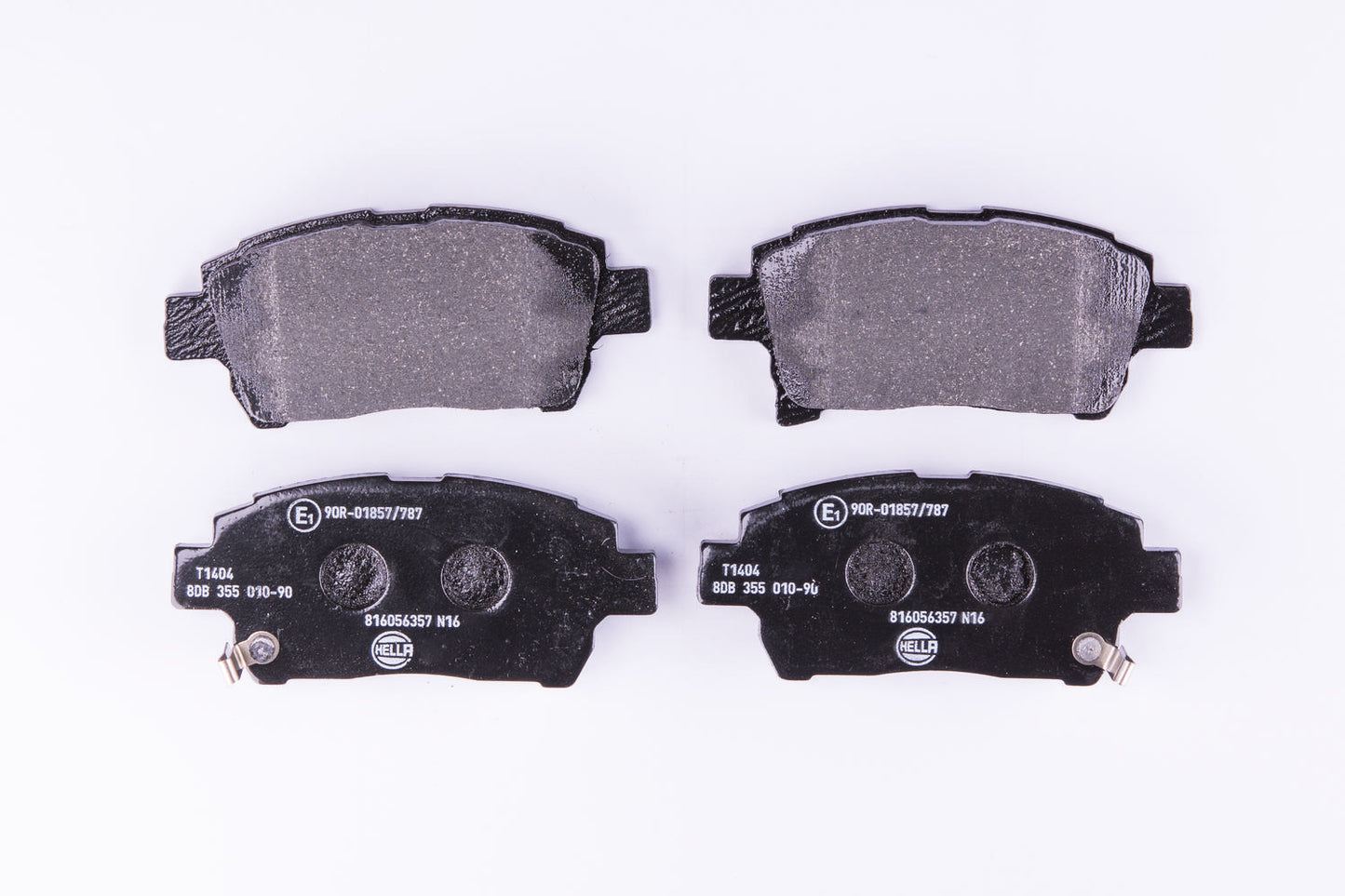 HELLA Brake pad set - T1404 - for e.g. BYD / GEELY / TOYOTA 8DB355010-901