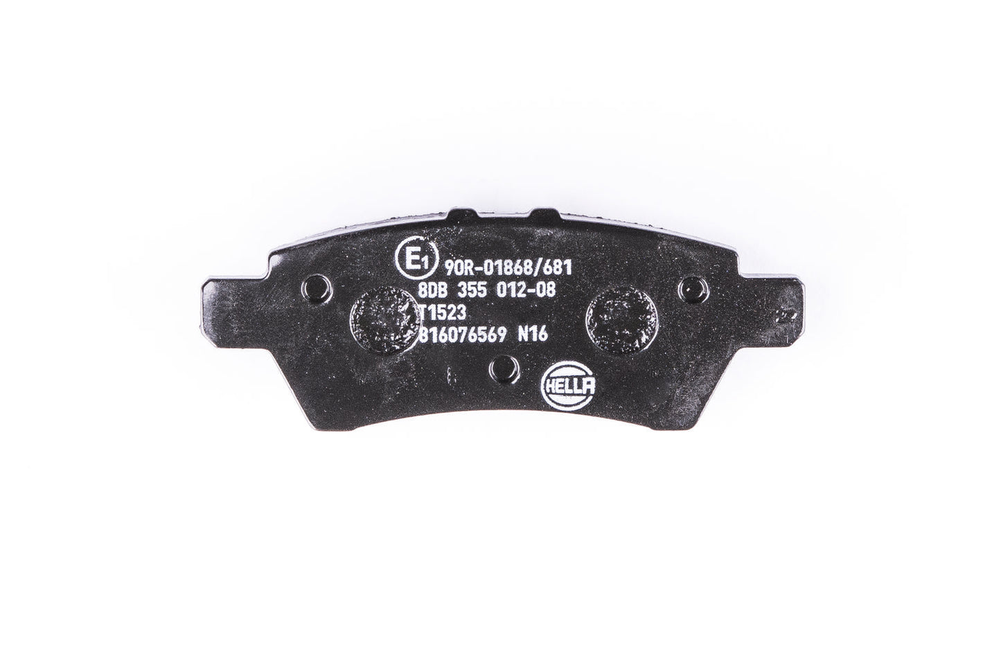 HELLA Brake pad set - T1523 - for e.g. NISSAN 8DB355012-081