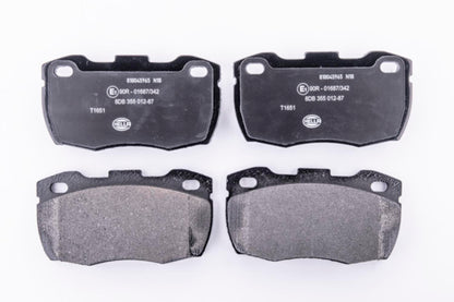 HELLA Brake pad set - T1651 - for e.g. LAND ROVER 8DB355012-871