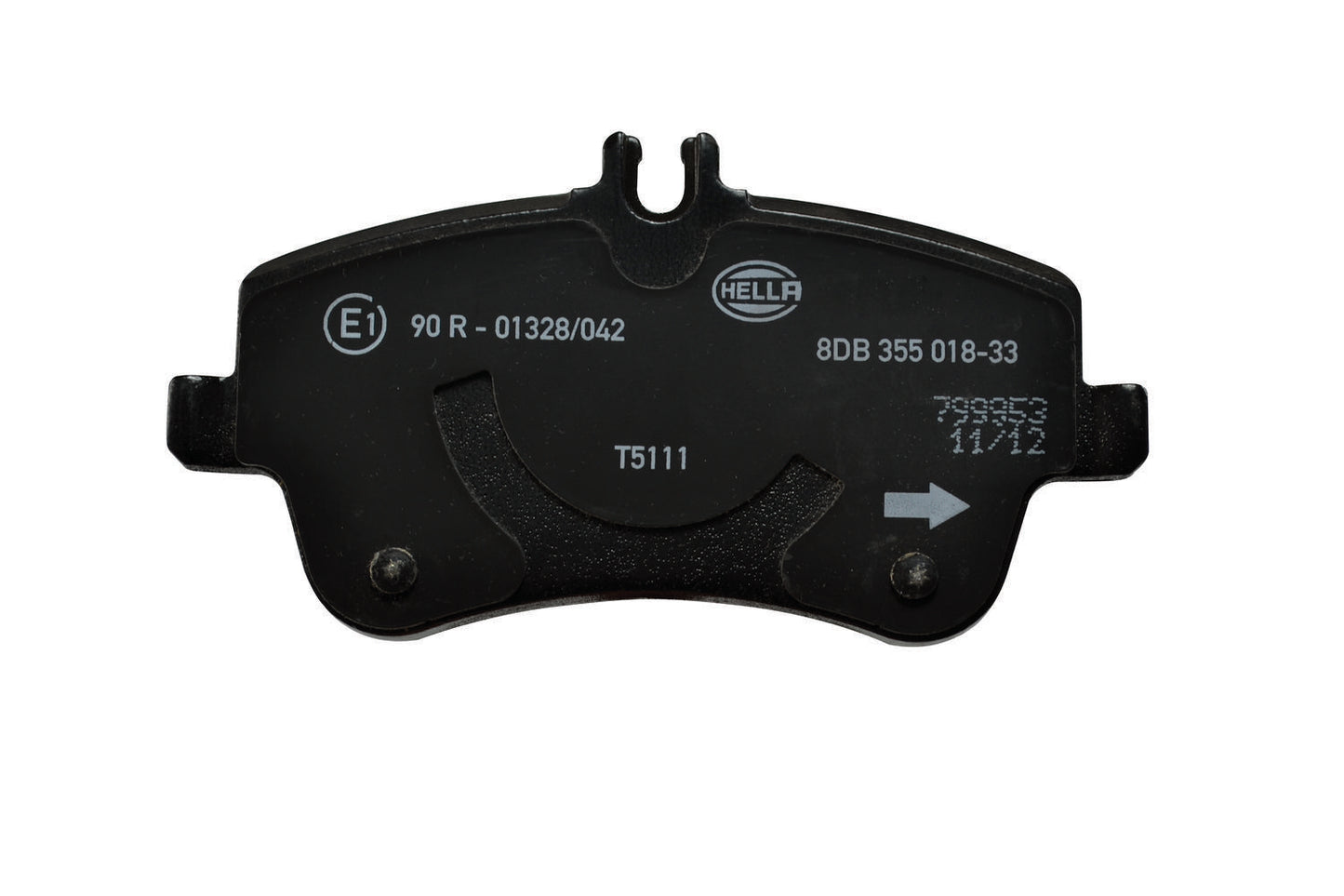 HELLA Brake pad set - T5111 - for e.g. MERCEDES-BENZ 8DB355018-331