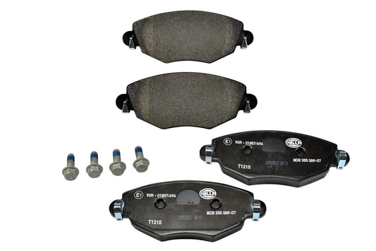HELLA Brake pad set - T1210 - for e.g. FORD / JAGUAR 8DB355009-071