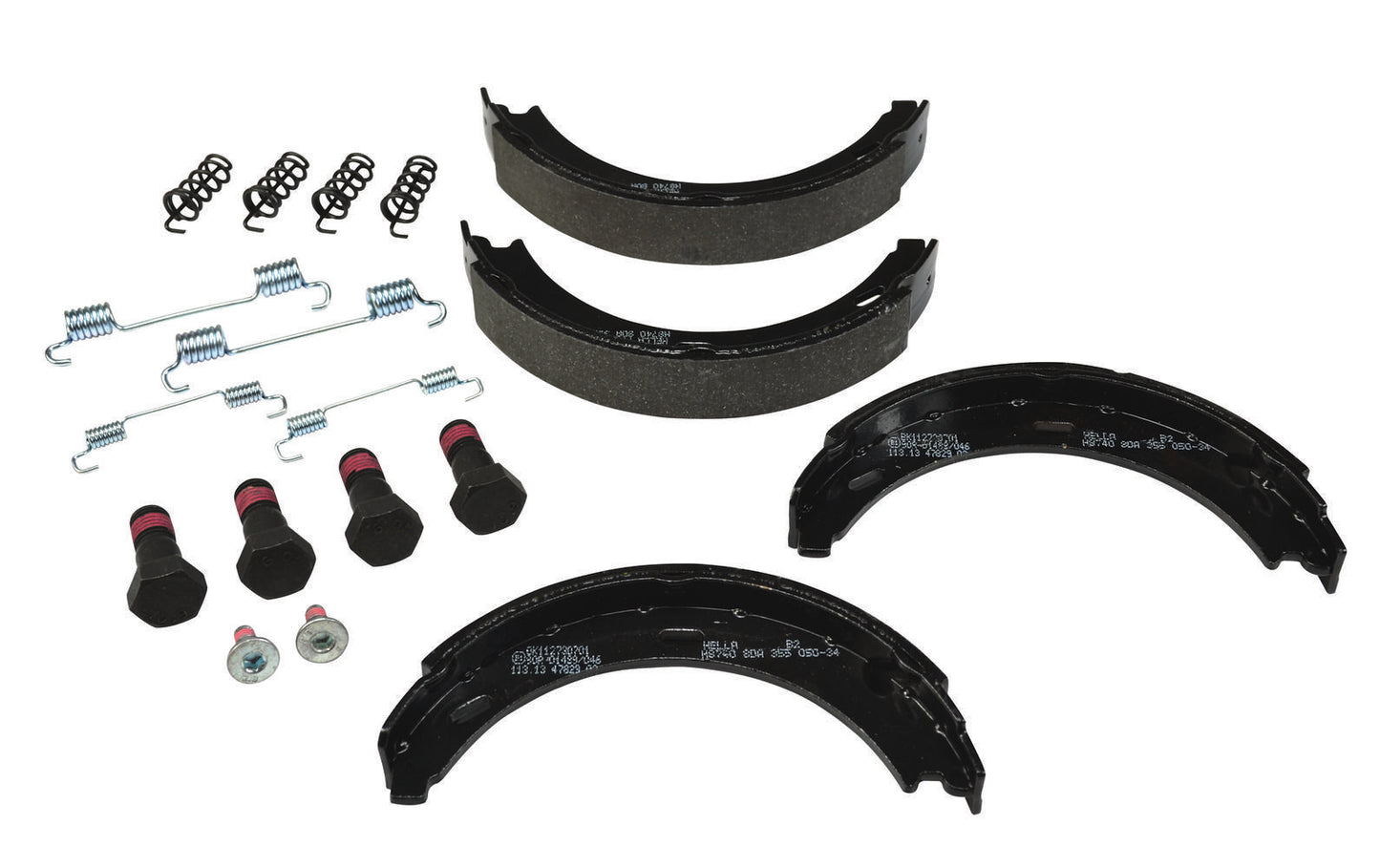 HELLA Brake Shoe Set, parking brake - H8740 - for e.g. MERCEDES-BENZ 8DA355050-341