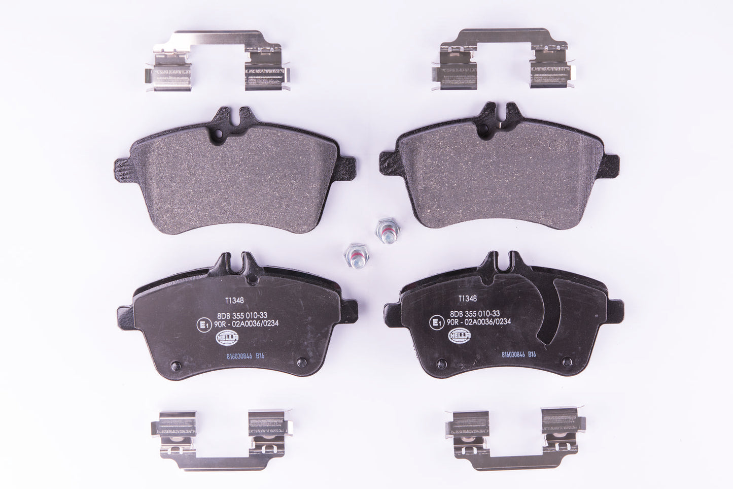 HELLA Brake pad set - T1348 - for e.g. MERCEDES-BENZ 8DB355010-331