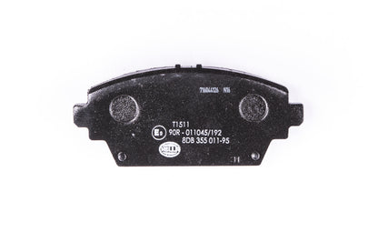HELLA Brake pad set - T1511 - for e.g. NISSAN 8DB355011-951