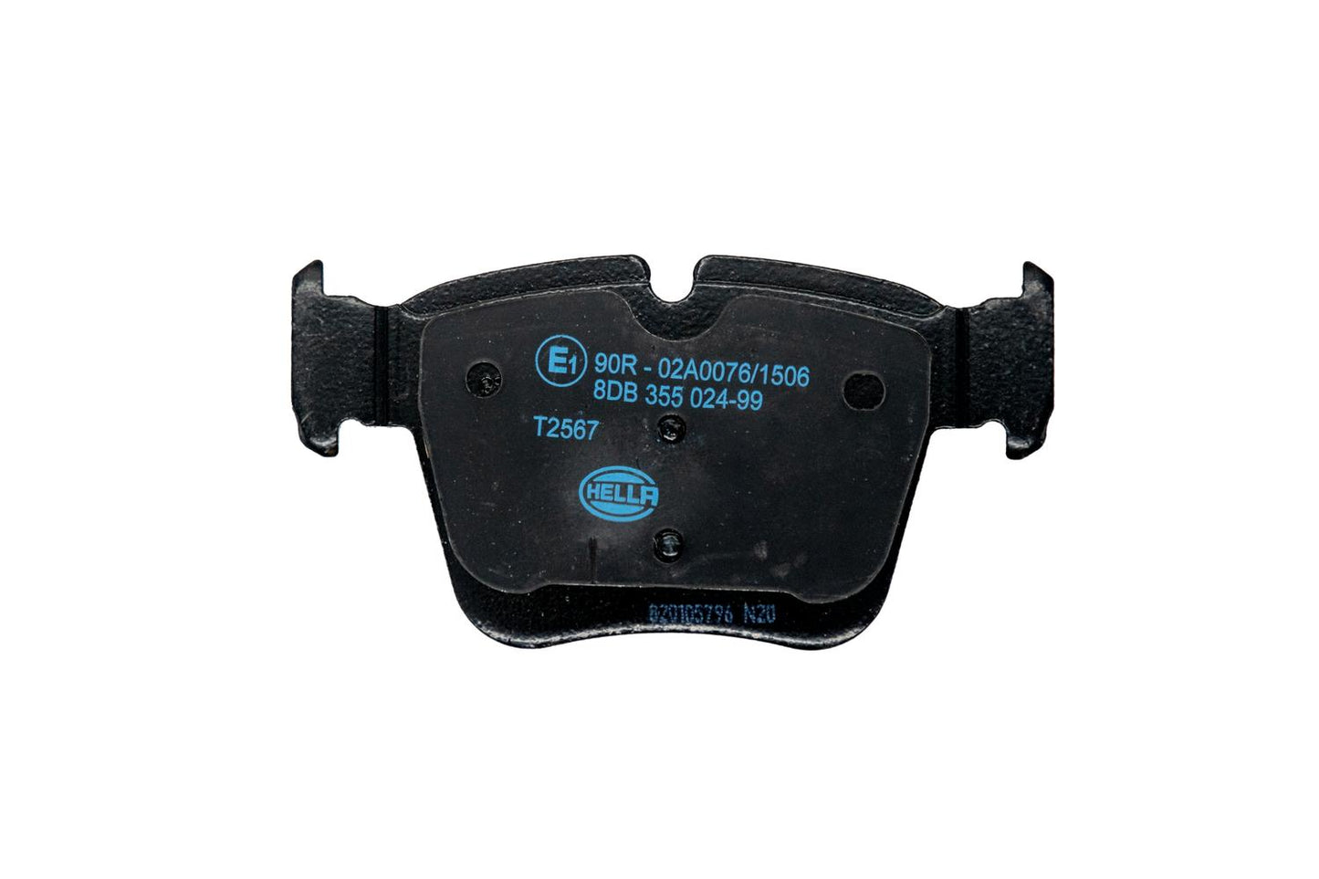 HELLA Brake pad set - T2567 - for e.g. MERCEDES-BENZ 8DB355024-991