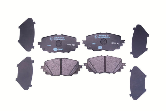 HELLA Brake pad set - T2505 - for e.g. ABARTH / FIAT / MAZDA 8DB355024-821