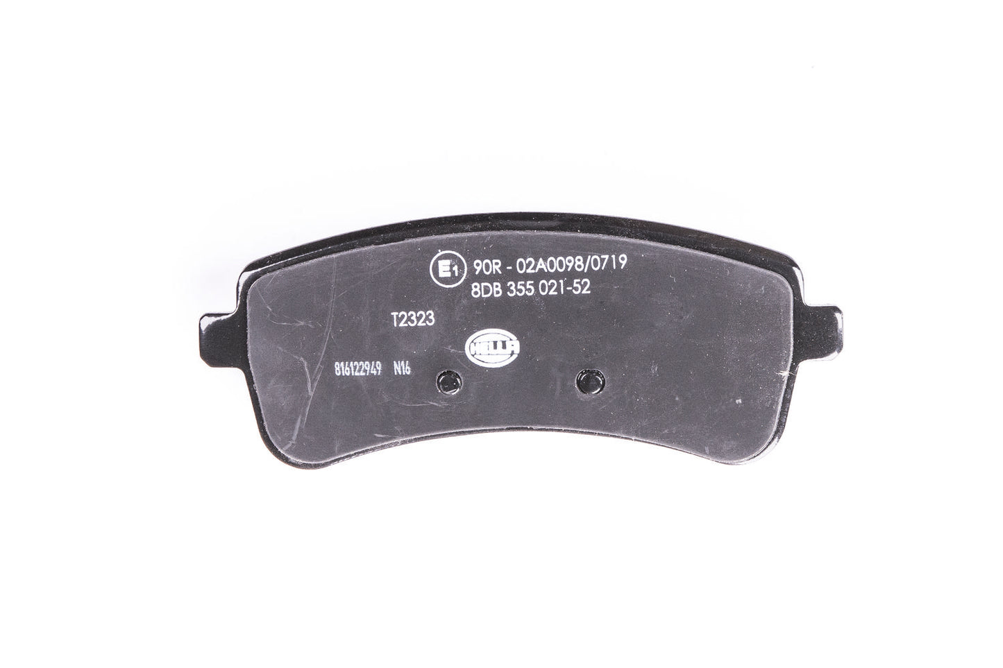 HELLA Brake pad set - T2323 - for e.g. MERCEDES-BENZ 8DB355021-521