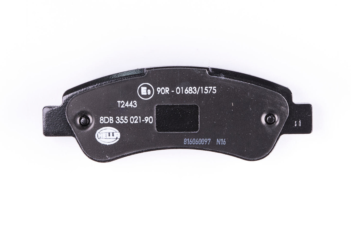 HELLA Brake pad set - T2443 - for e.g. CITROEN / FIAT / PEUGEOT / RAM 8DB355021-901