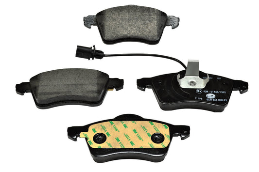 HELLA Brake pad set - T1196 - for e.g. VOLKSWAGEN 8DB355008-931