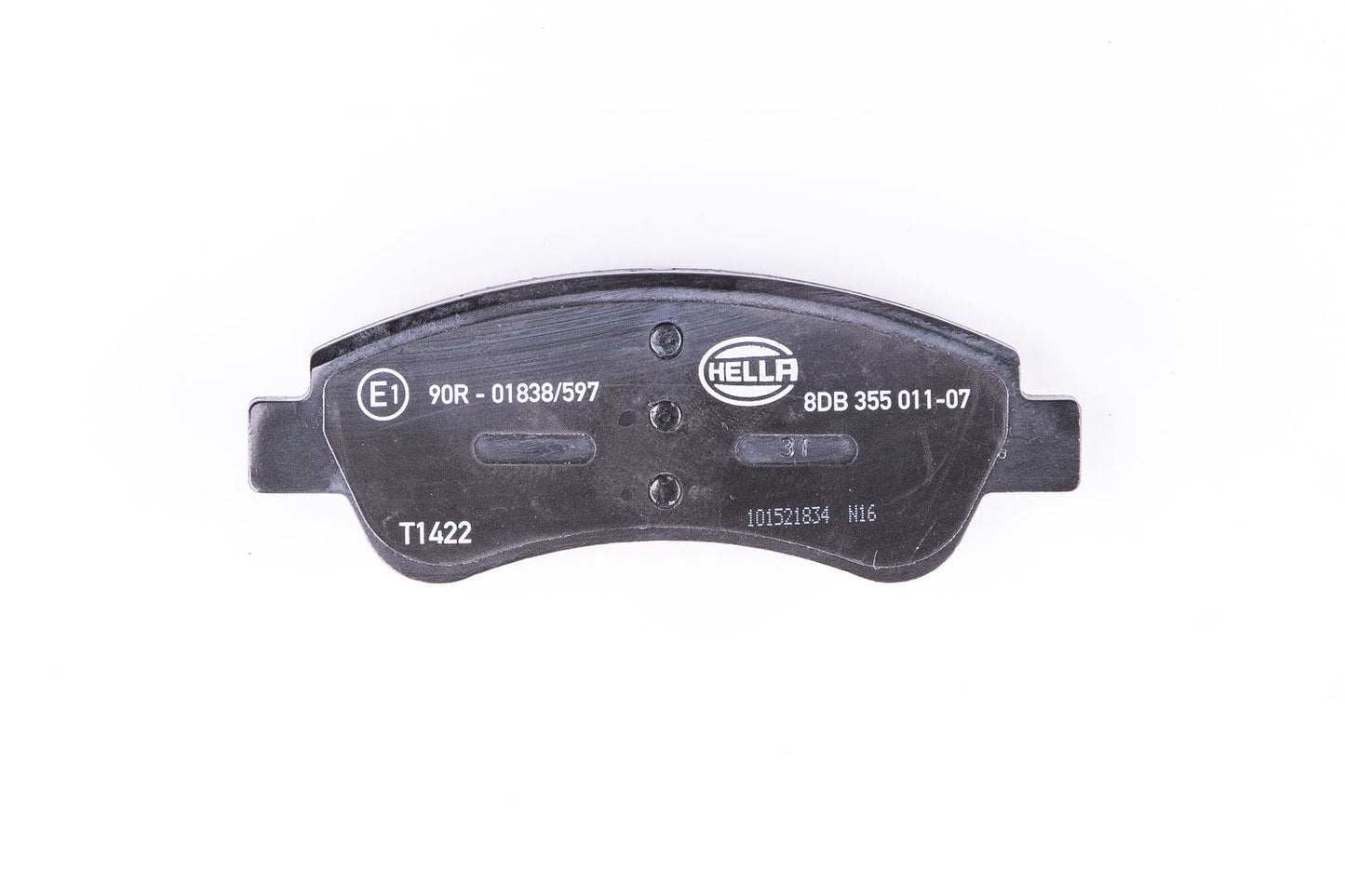 HELLA Brake pad set - T1422 - for e.g. CITROEN / OPEL / PEUGEOT / VAUXHALL 8DB355011-071