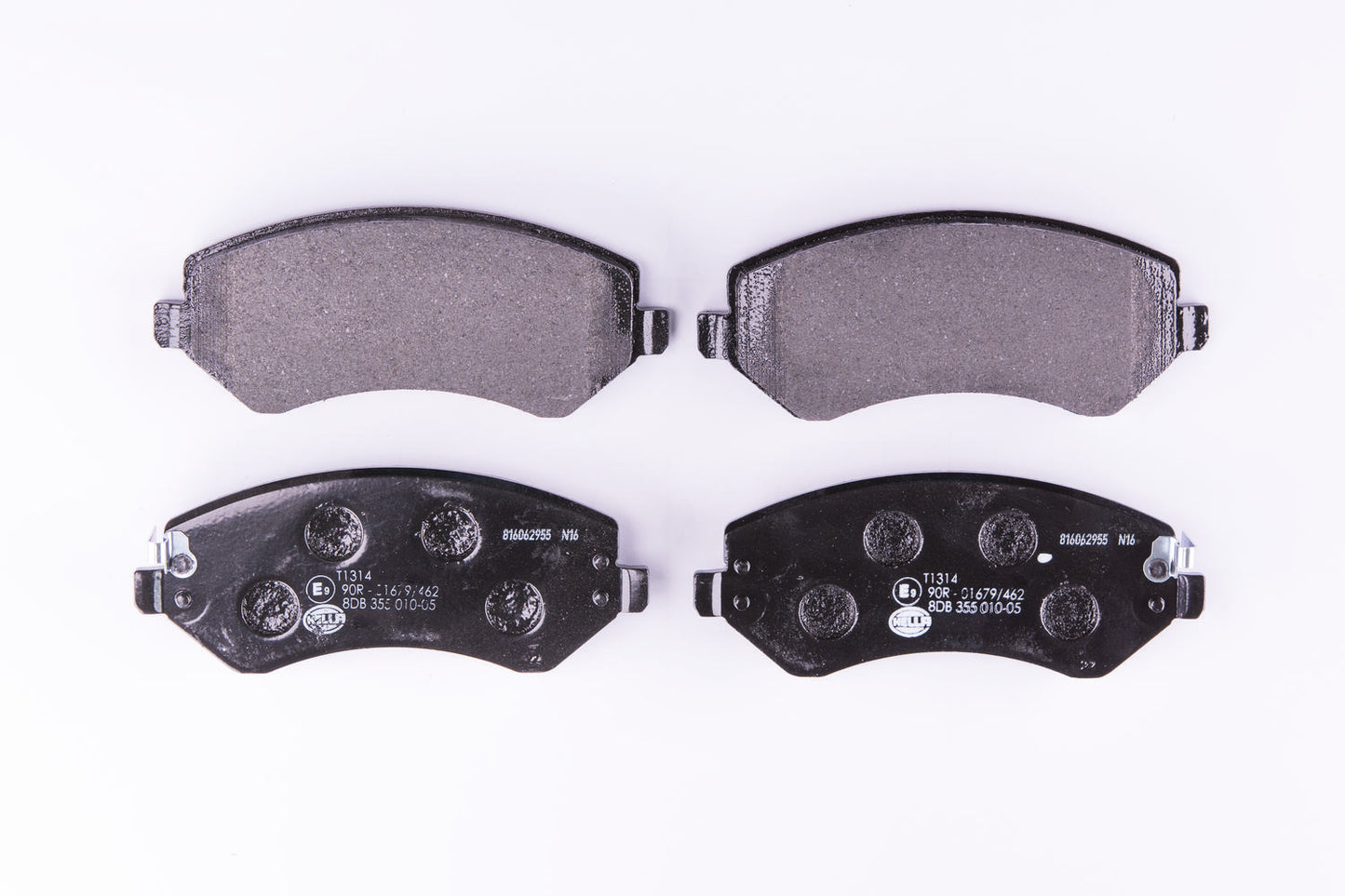 HELLA Brake pad set - T1314 - for e.g. CHRYSLER / DODGE / JEEP 8DB355010-051