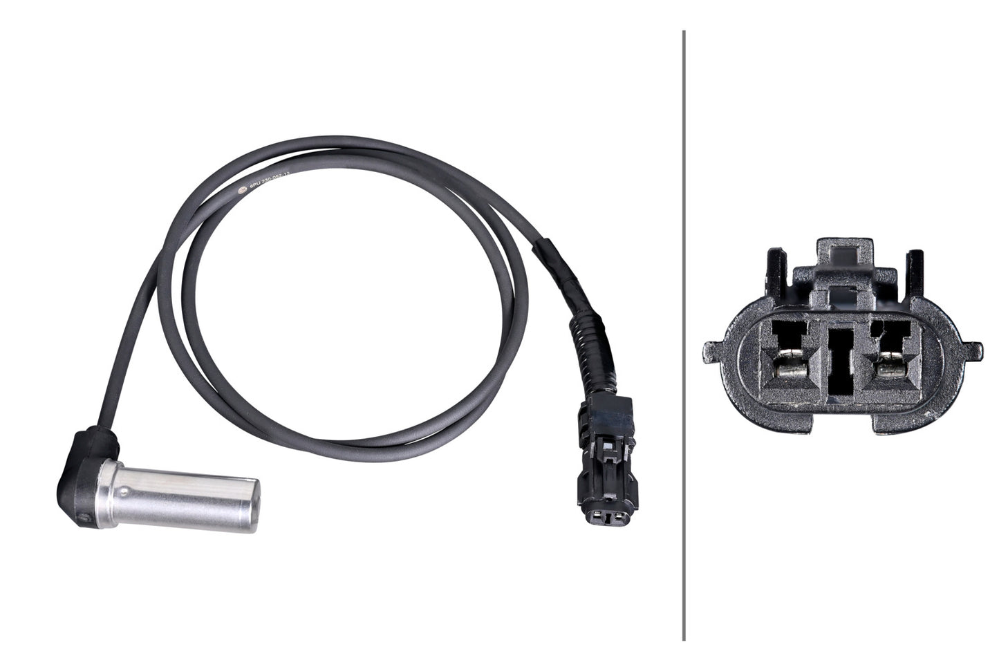 HELLA Sensor, wheel speed - 2-pin connector - Front Axle 6PU230052-131