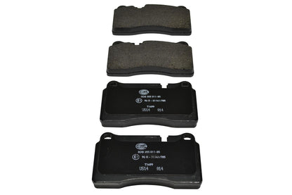 HELLA Brake pad set - T1499 - for e.g. VOLKSWAGEN 8DB355011-851