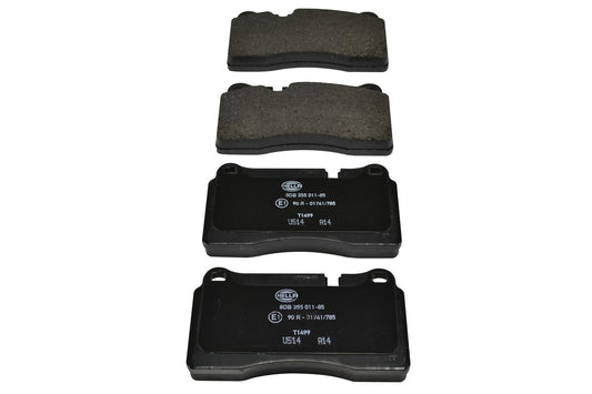 HELLA Brake pad set - T1499 - for e.g. VOLKSWAGEN 8DB355011-851