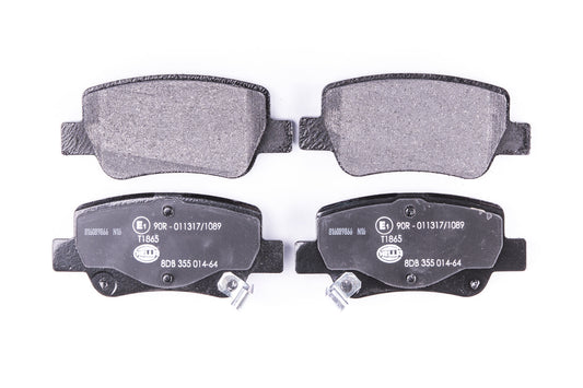 HELLA Brake pad set - T1865 - for e.g. TOYOTA 8DB355014-641