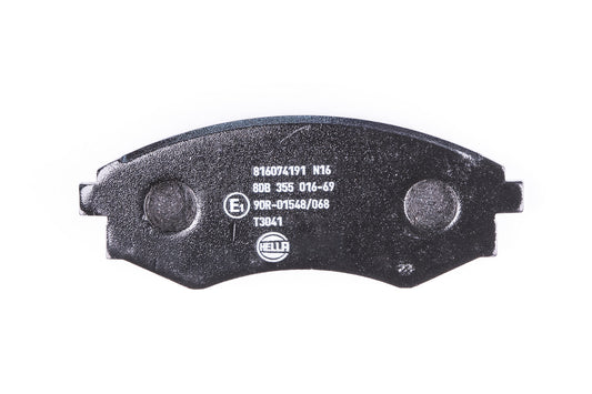 HELLA Brake pad set - T3041 - for e.g. DAEWOO / HYUNDAI / KIA / MITSUBISHI 8DB355016-691