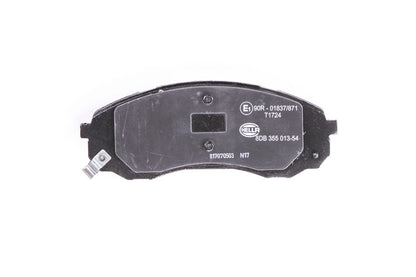 HELLA Brake pad set - T1724 - for e.g. DODGE / HYUNDAI / KIA 8DB355013-541
