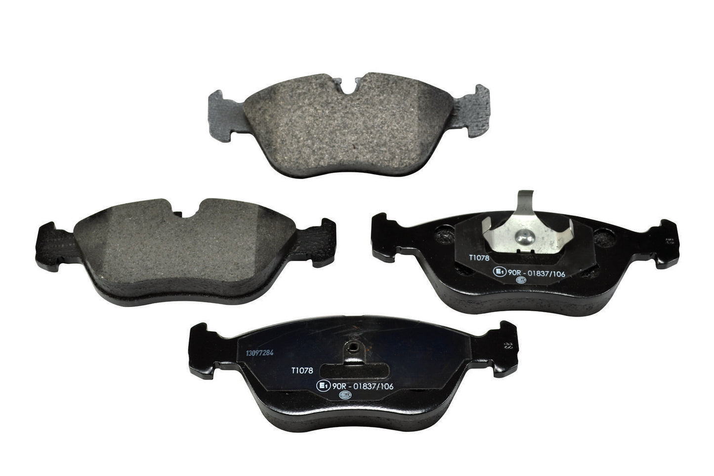HELLA Brake pad set - T1078 - for e.g. VOLVO 8DB355007-721