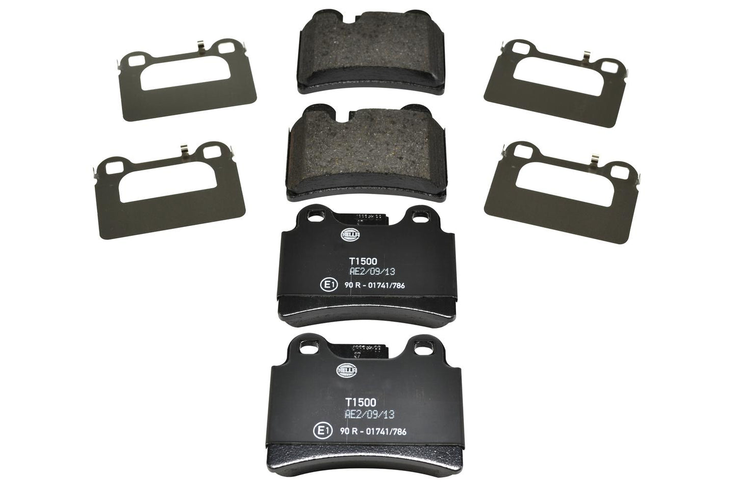 HELLA Brake pad set - T1500 - for e.g. VOLKSWAGEN 8DB355011-861