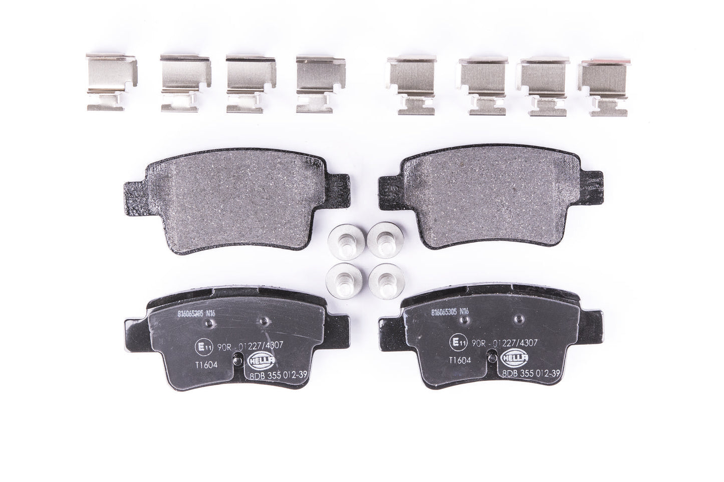 HELLA Brake pad set - T1604 - for e.g. ABARTH / FIAT 8DB355012-391
