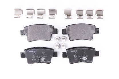 HELLA Brake pad set - T1604 - for e.g. ABARTH / FIAT 8DB355012-391