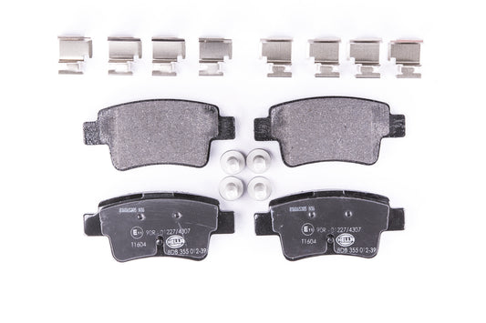 HELLA Brake pad set - T1604 - for e.g. ABARTH / FIAT 8DB355012-391