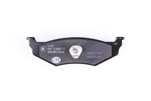 HELLA Brake pad set - T5145 - for e.g. CHRYSLER / DODGE / PLYMOUTH 8DB355018-661