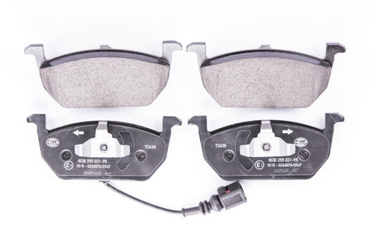 HELLA Brake pad set - T2438 - for e.g. AUDI / SEAT / SKODA / VOLKSWAGEN 8DB355021-951