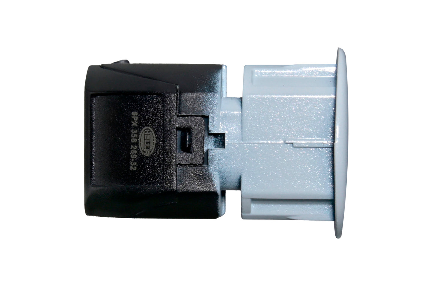 HELLA Sensor, park distance control - angled - 2-pin connector - Plugged 6PX358269-321