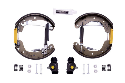 HELLA Brake Shoe Set - R0615 - for e.g. DAEWOO / OPEL / VAUXHALL 8DB355004-201