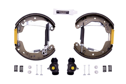 HELLA Brake Shoe Set - R0615 - for e.g. DAEWOO / OPEL / VAUXHALL 8DB355004-201