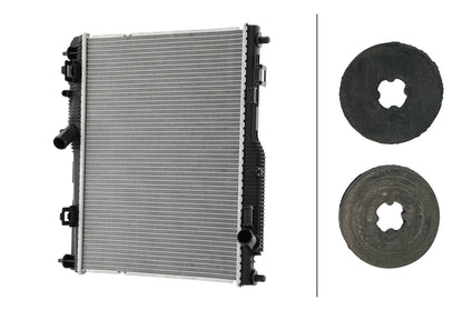 Hella Engine Coolant Radiator 8MK366301-831