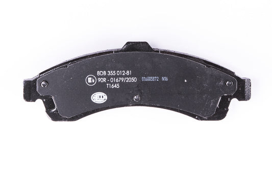 HELLA Brake pad set - T1645 - for e.g. BUICK / CHEVROLET / GMC / ISUZU / SAAB 8DB355012-811